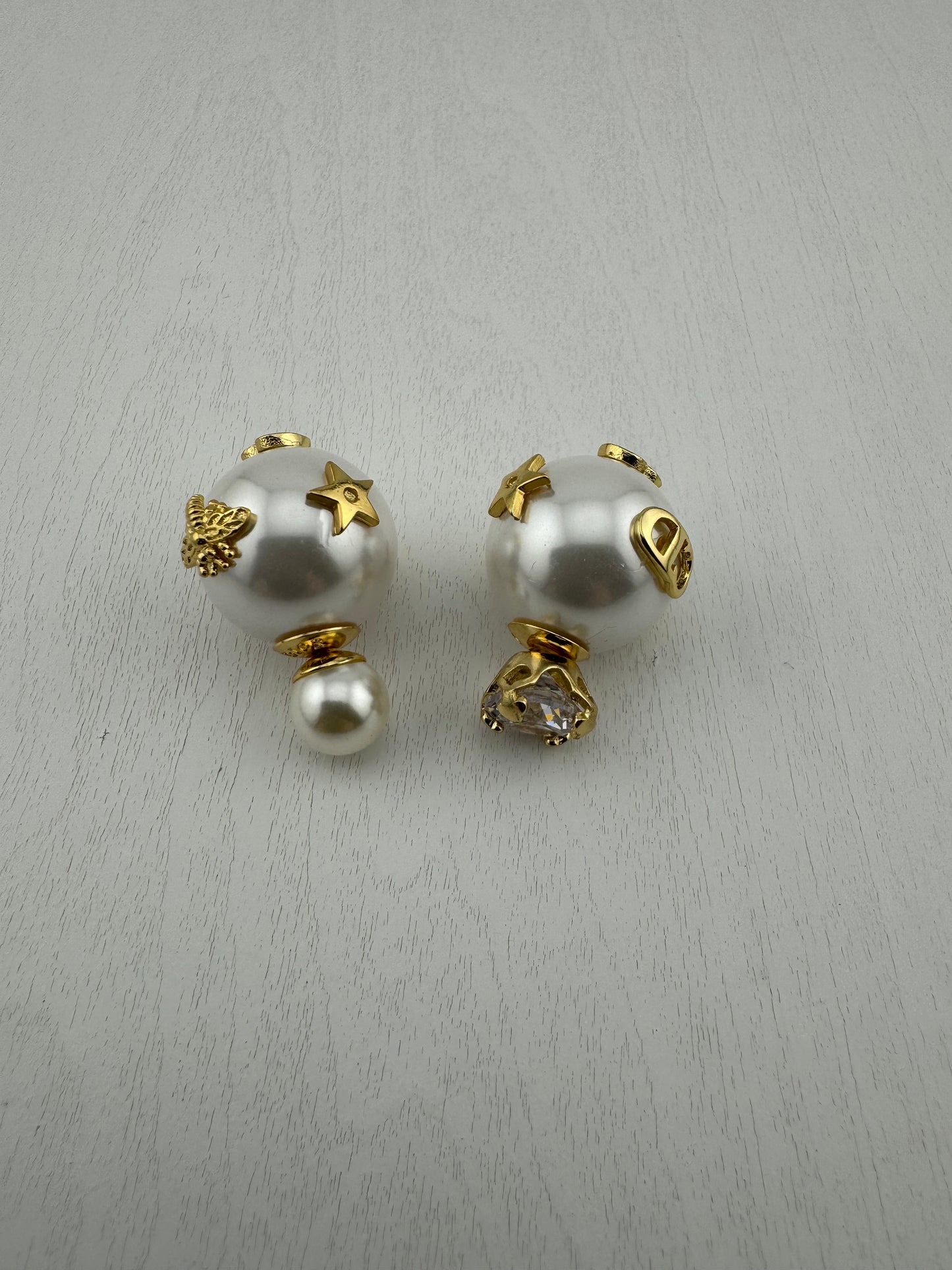 Mix match charm ear studs