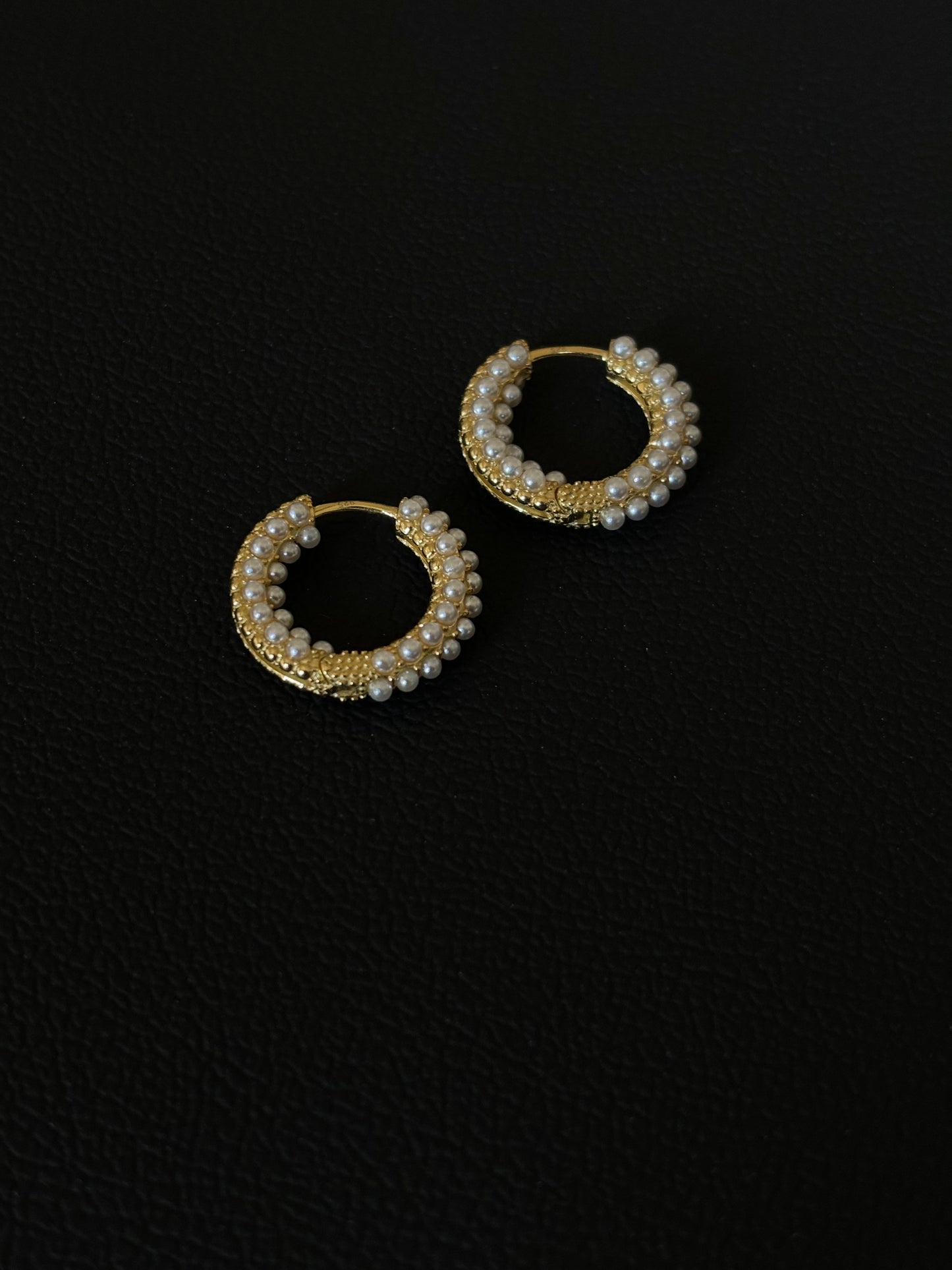 Pearl hoops
