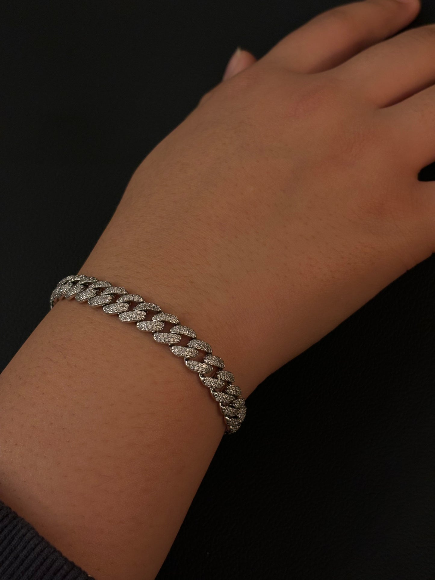 Silver Cuban bracelet