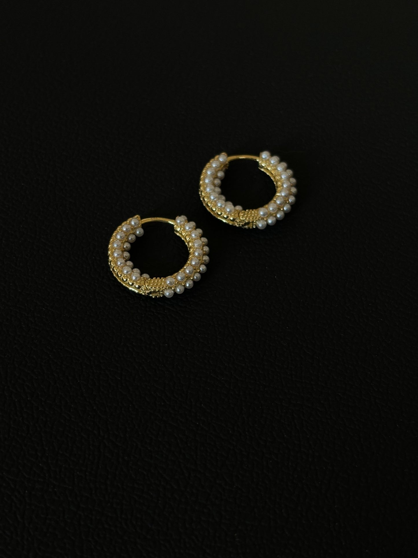 Pearl hoops