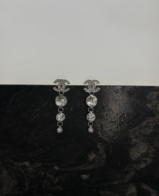 silver dangle earrings