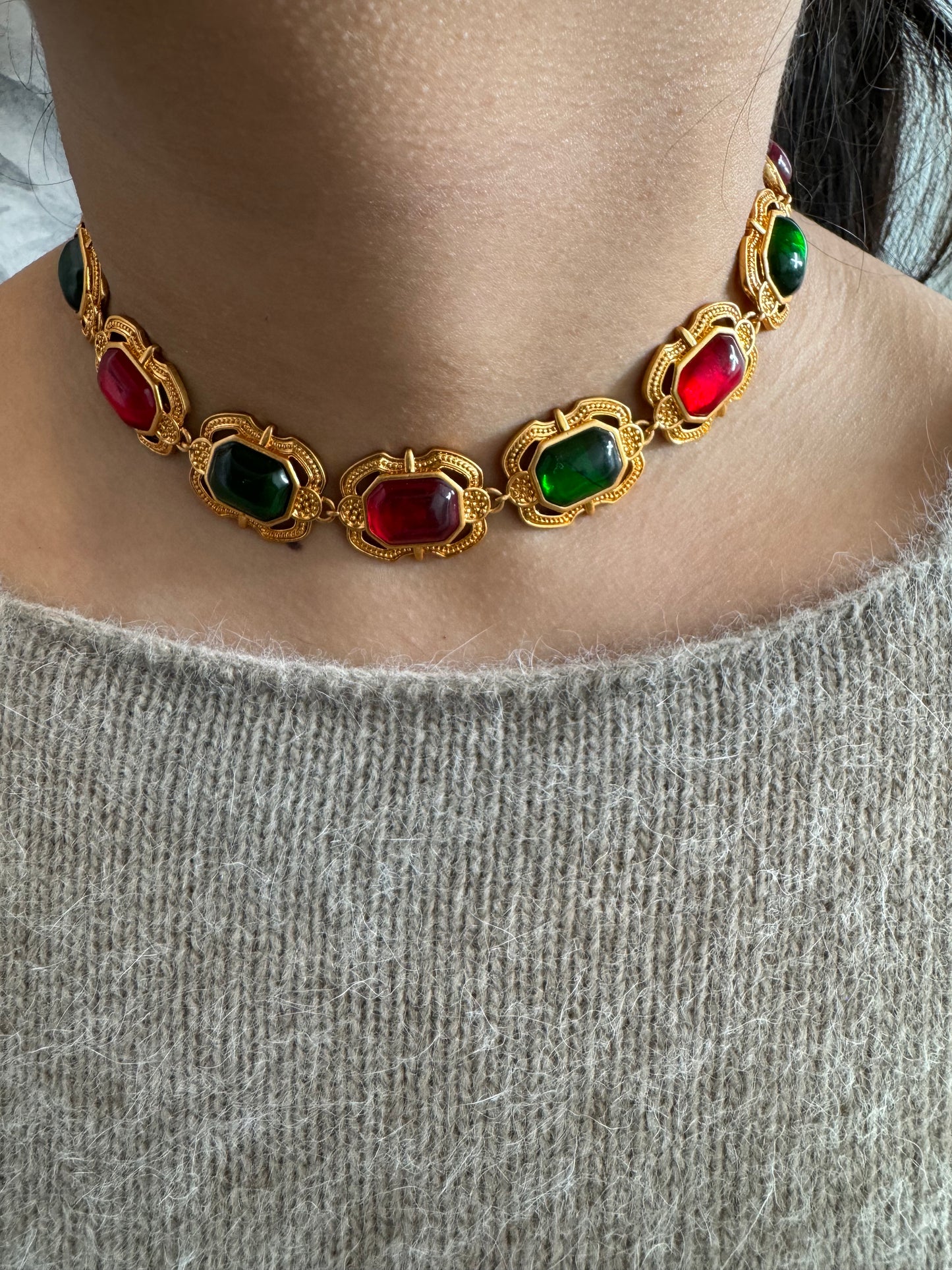 Vintage cc choker / necklace