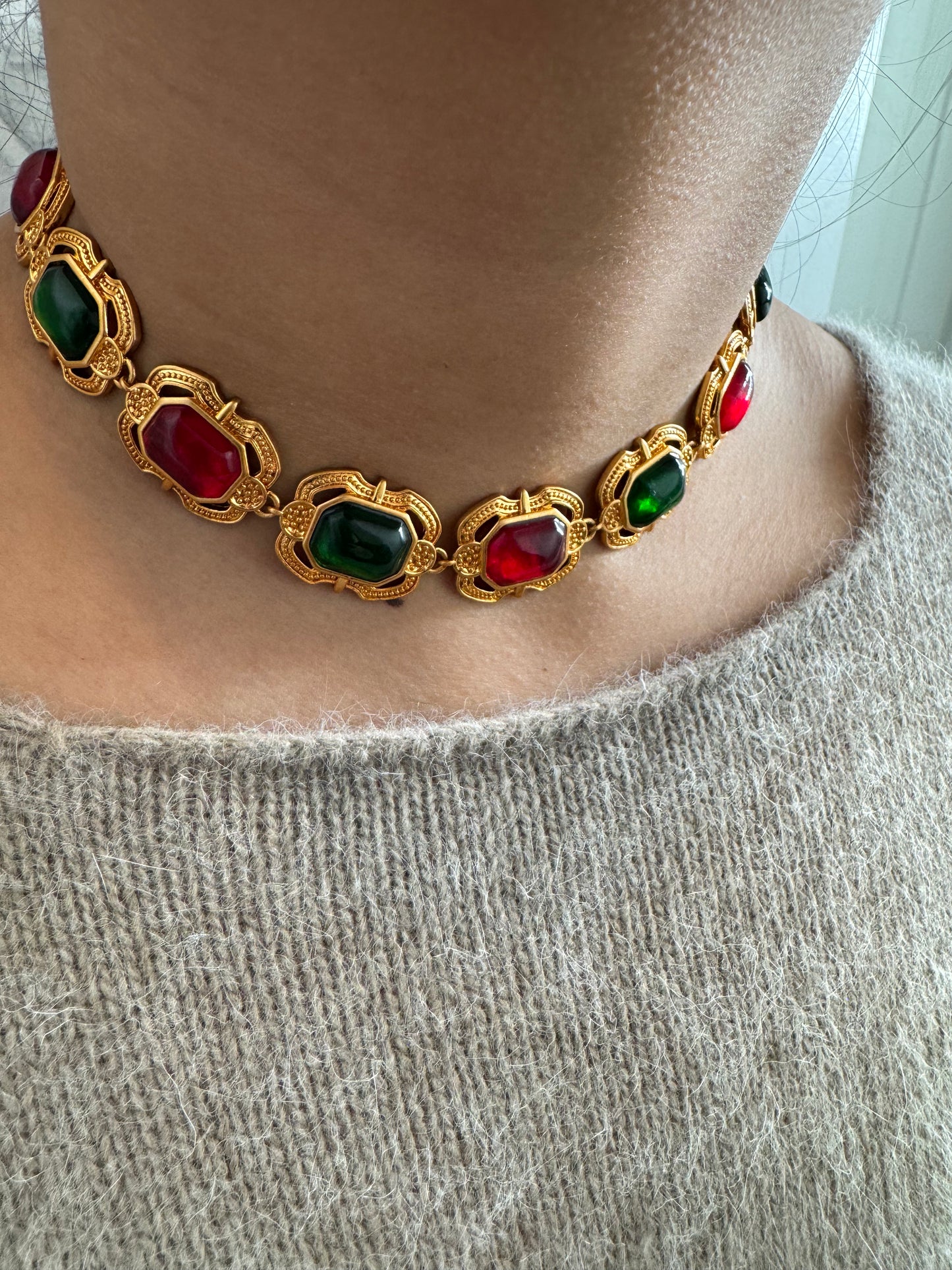 Vintage cc choker / necklace
