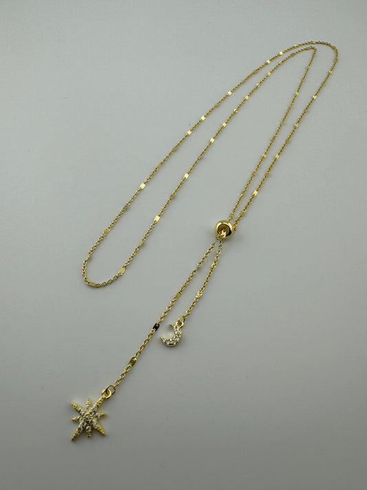 STAR AND MOON LARIAT