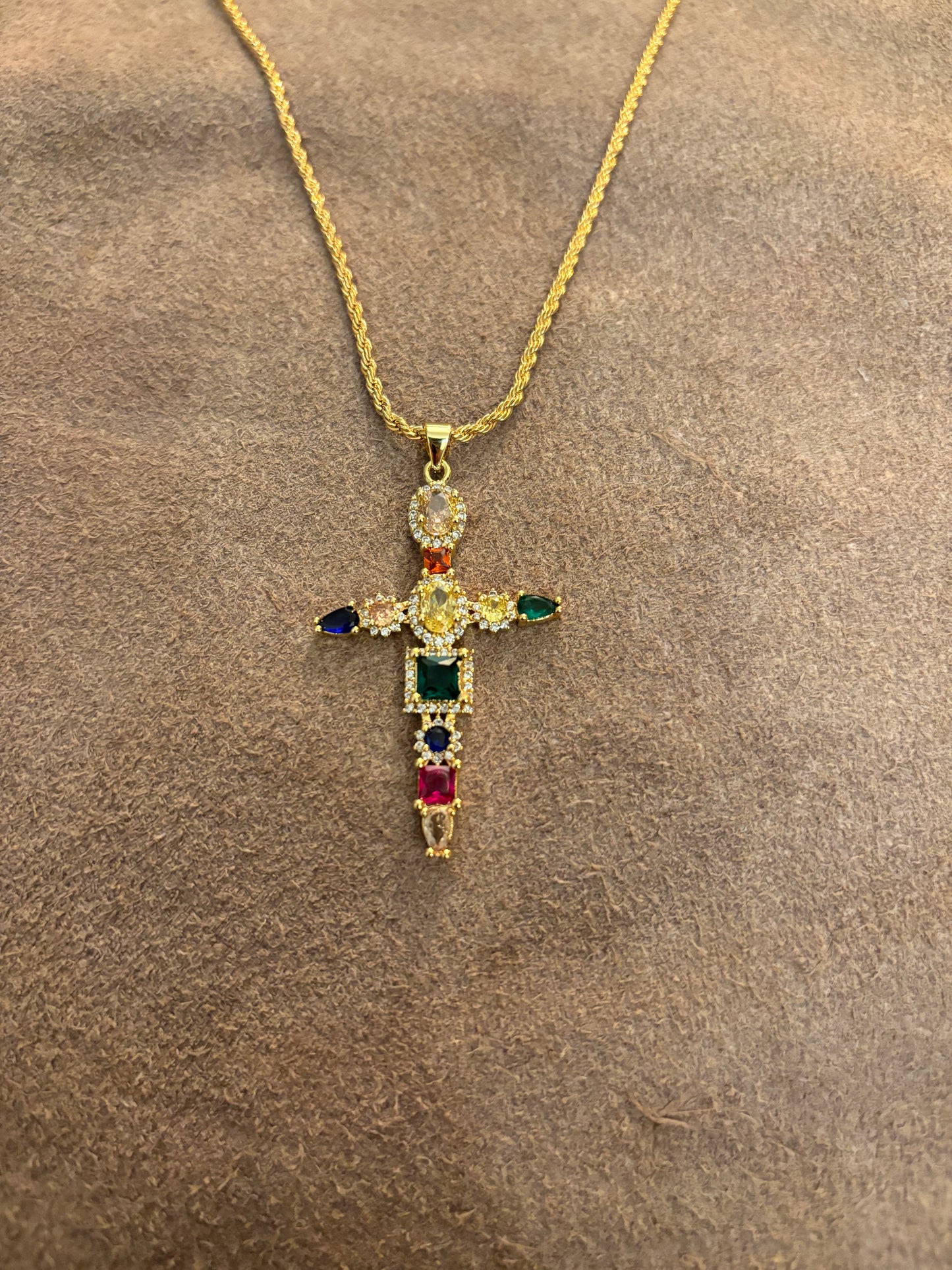 Multi stone cross